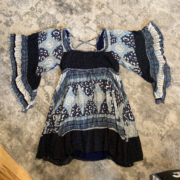 Free People Dresses & Skirts - Free People Bohemian Mini Dress | Size M